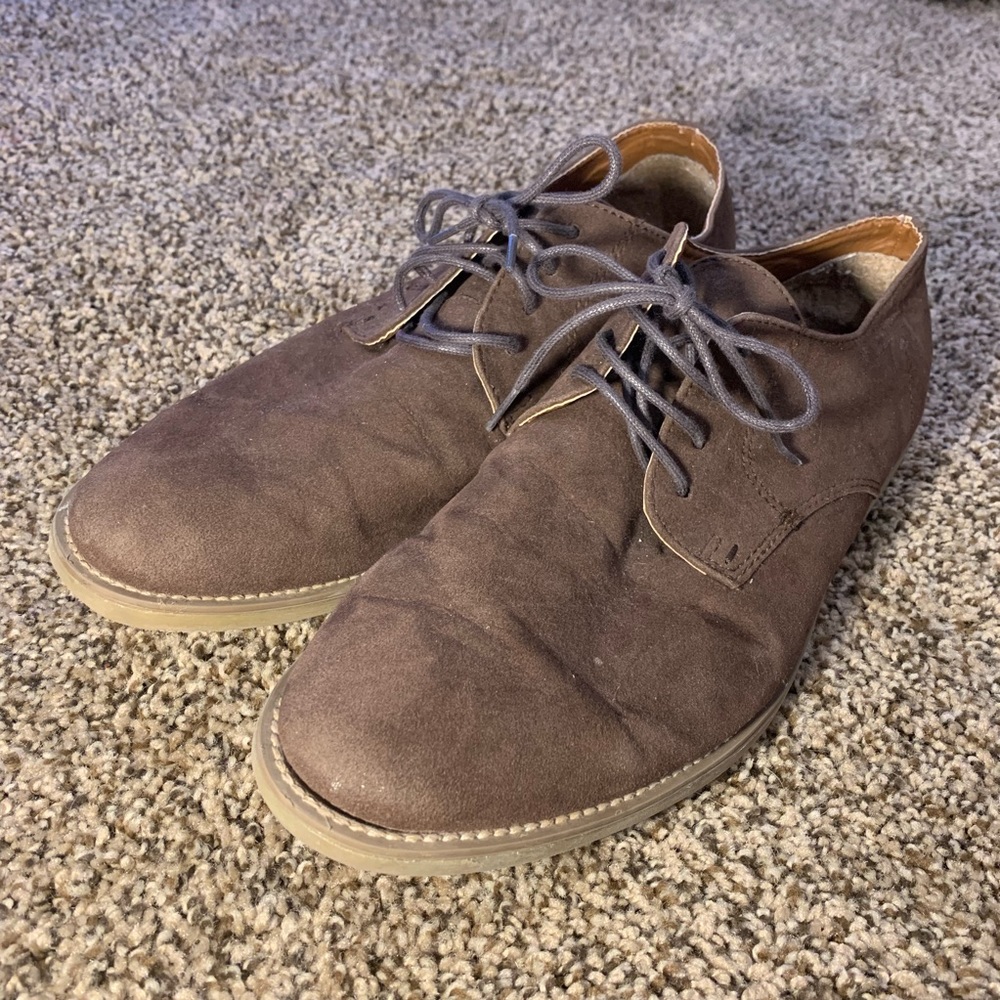 Topman Brown Suede Shoes size 10